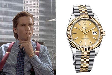 american psycho rolex.